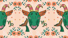 Capricorn zodiac star seamless pattern. Capricorn sign symbol stars Vector EPS10 , Design for fashion , fabric, textile, wallpaper, cover, web , wrapping and all prints.