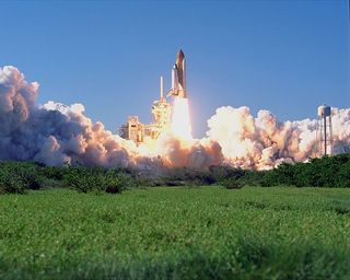 STS-95 carry Senator John Glenn launched on October 29, 1998