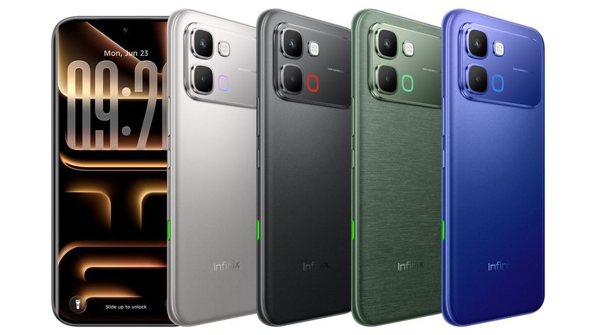 back panel of the Infinix Note Edge in all colors (titanium, green, blue and black)