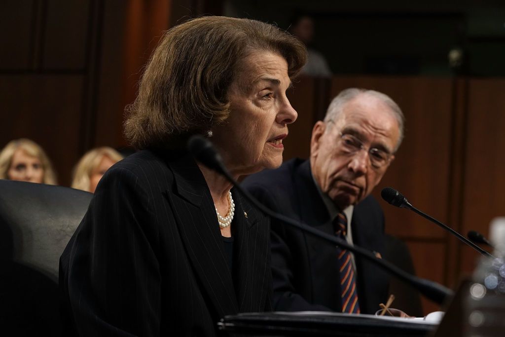 Dianne Feinstein and Chuck Grassley.