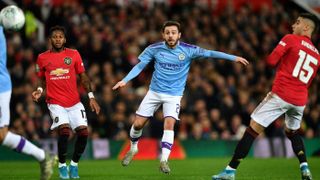 Man City midfielder Bernardo Silva scored a superb goal at Old Trafford against Man Utd