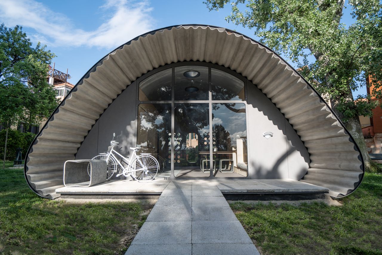 02 Essential Homes Research Project entry: a concrete cabin shelter