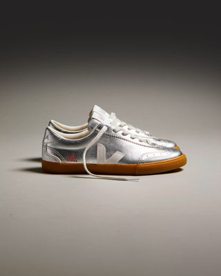 VEJA x NK Store silver trainers