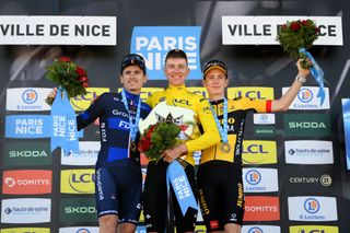 Paris-Nice 2023: David Gaudu (L) on the final podium