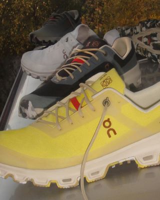 A photo of the Loewe x On running collection