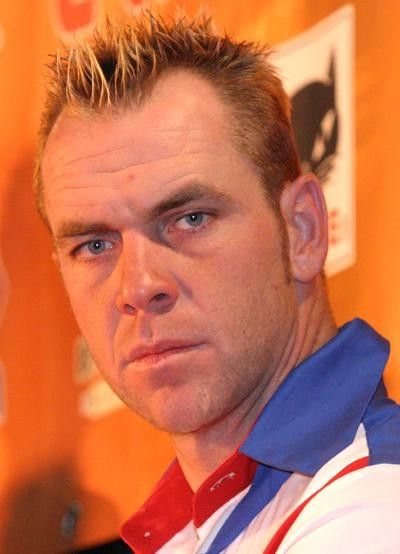 Baaaad to the bone! Australian Henk Vogels doesn't look impressed