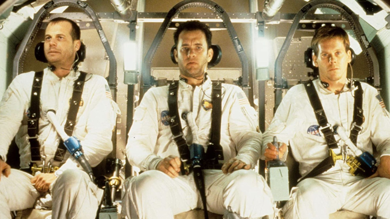 Bill Paxton, Tom Hanks and Kevin Bacon in Apollo 13