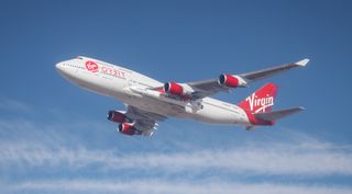 Vigin Orbit's "Cosmic Girl" 747 and LauncherOne