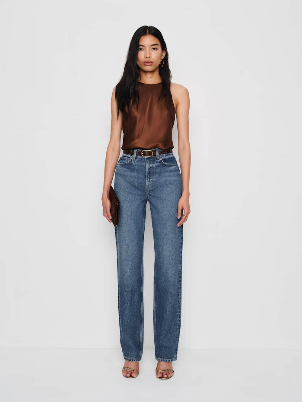 Harriet High Rise Relaxed Straight Jeans