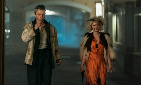 Christian Bale and Jessie Buckley as Frank and Ida in The Bride! 2026 film