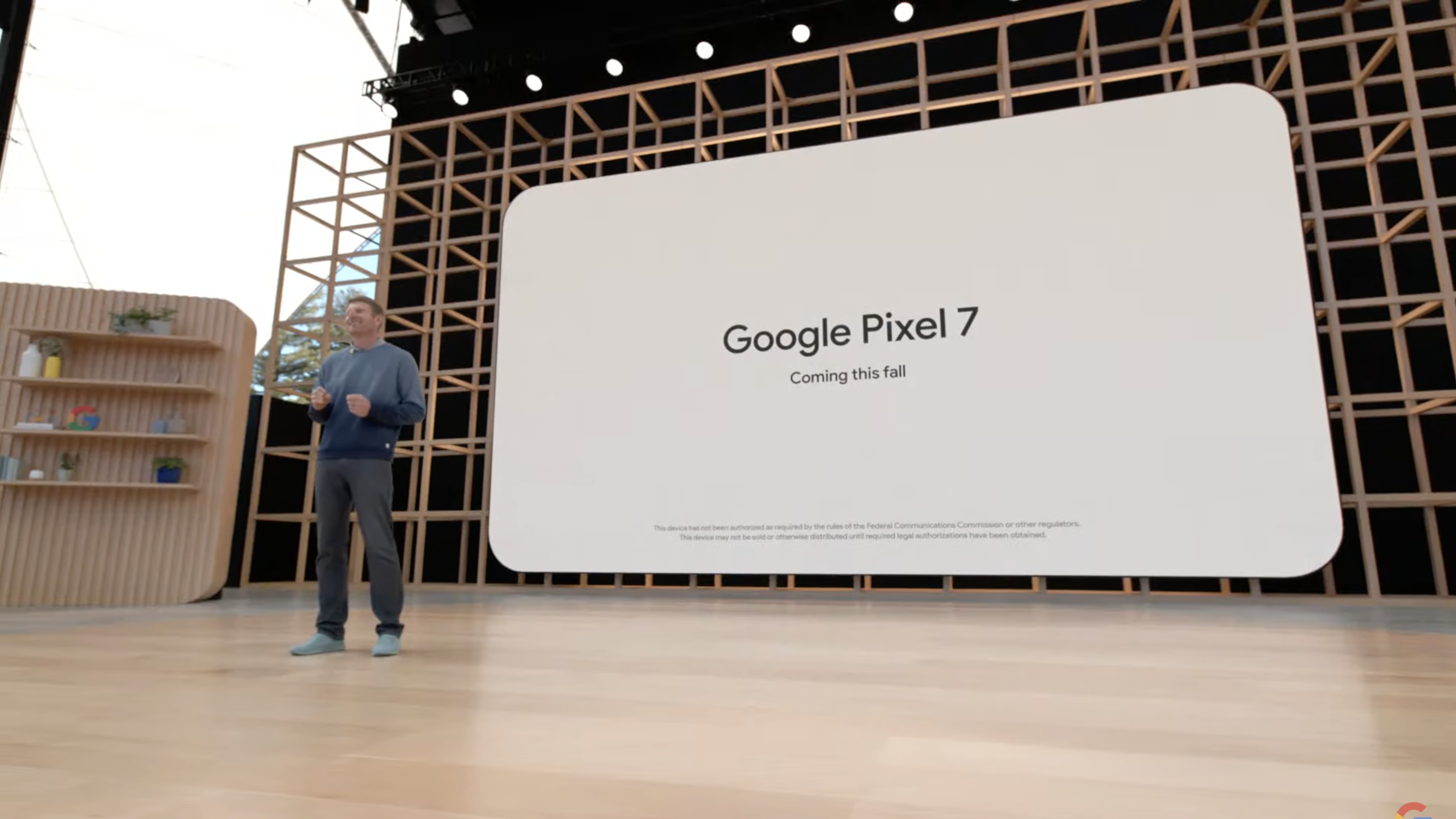 Google Pixel 7 reveal at Google IO 2022