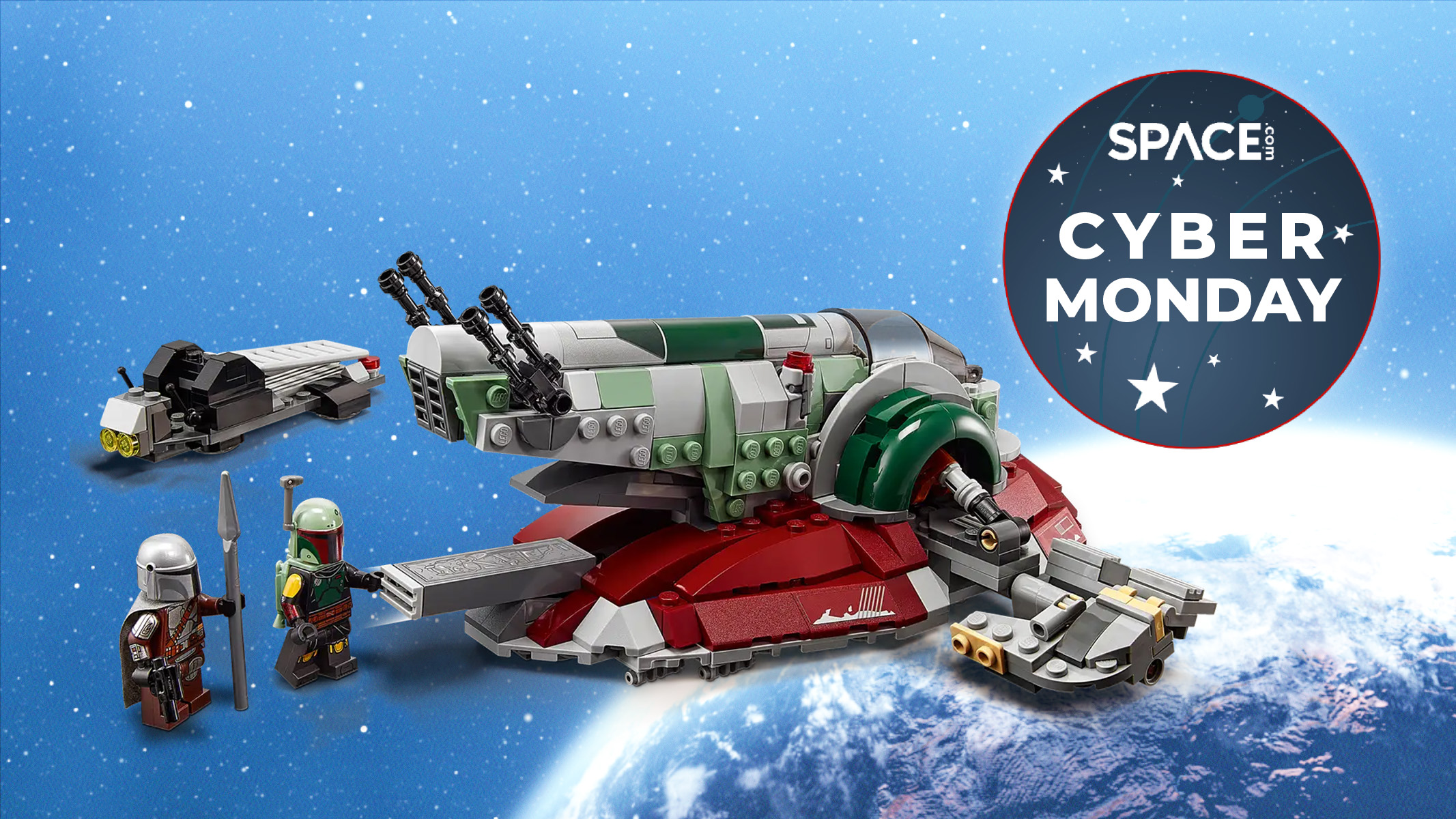 Lego Star Wars Boba Fett’s Starship is cheaper than ever this Cyber Monday Space