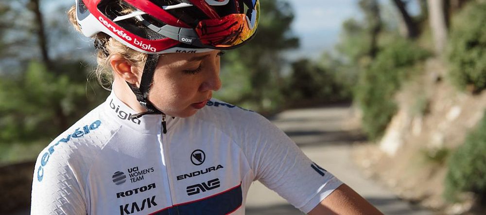 Cervelo Bigla show off 2018 kit designed by Endura, at training camp in Mallorca