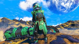 No Man's Sky promotional images for the new Remnants expedition update