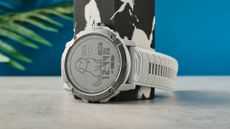 A Coros Vertix 2S smartwatch in the Moon colorway