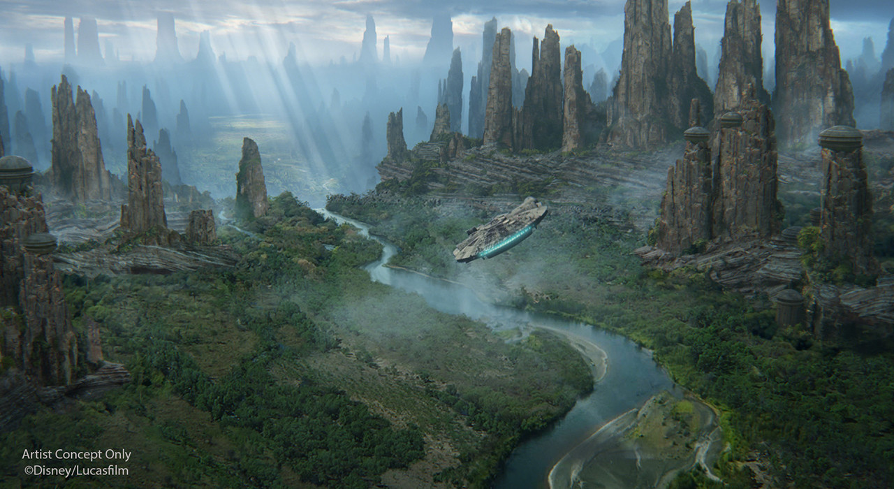 Star Wars Galaxy's Edge concept art Batuu