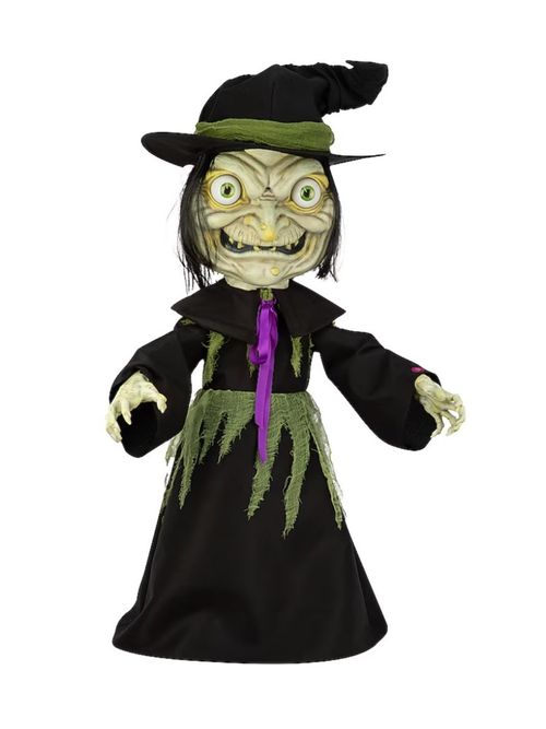 Haunted Living 3-ft Motion Activated Talking Witch