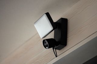 Philips Hue Secure security cameras, floodlight, and contact sensors.