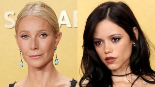 Gwyneth Paltrow and Jenna Ortega attend the 32nd Annual Actor Awards at Shrine Auditorium and Expo Hall on March 01, 2026 in Los Angeles, California. 