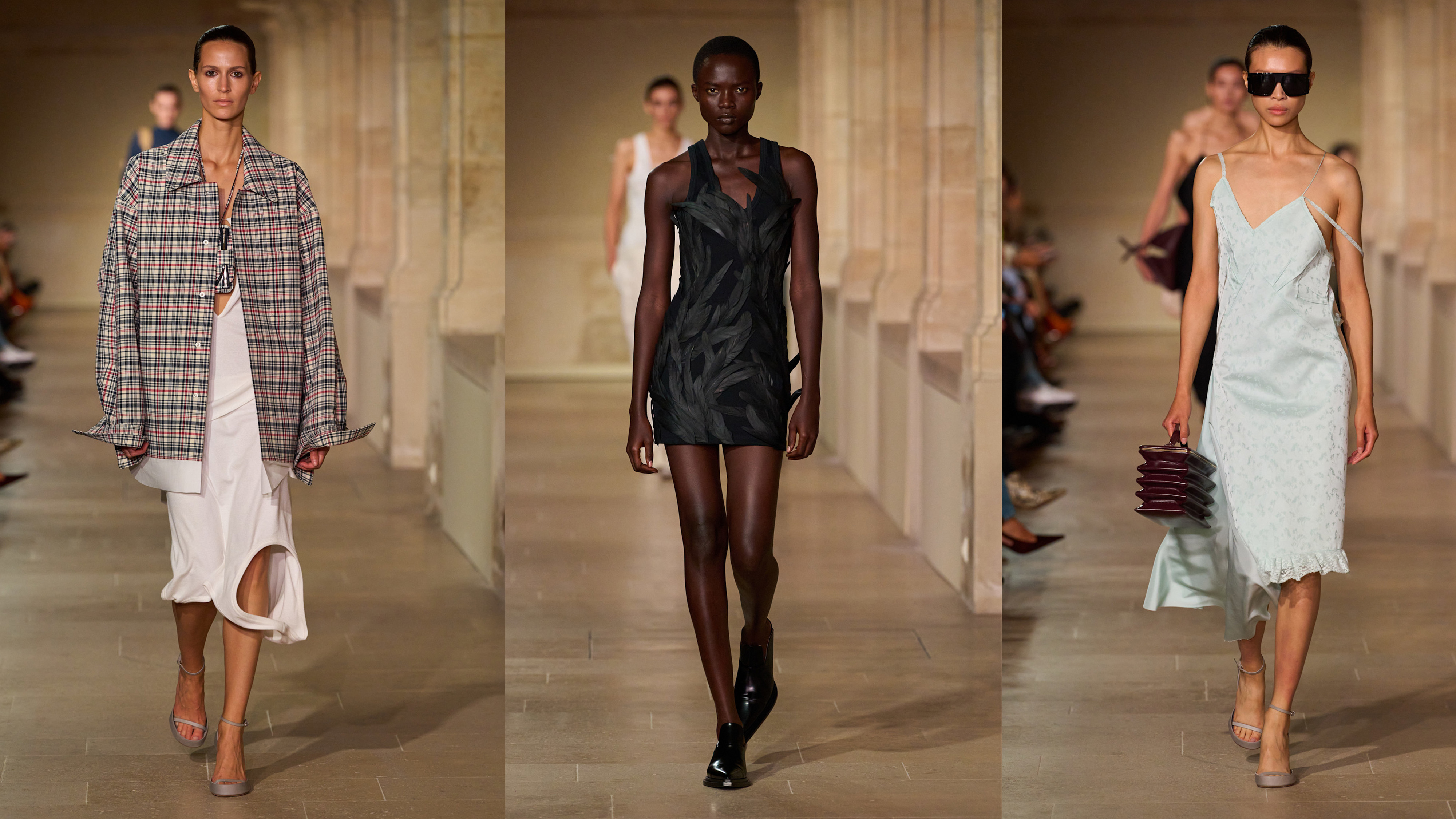 Victoria Beckham spring/summer 2026 look: black dress