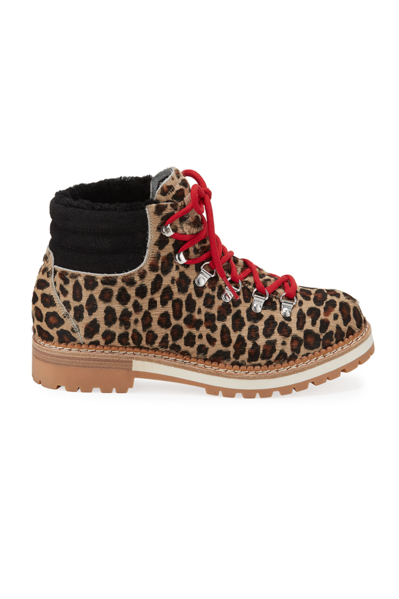 Montelliana 1965 Marlena Leopard Calf Hair Boots
