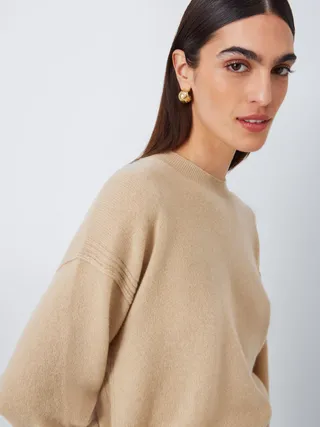 John Lewis Cashmere Boxy Fit Jumper