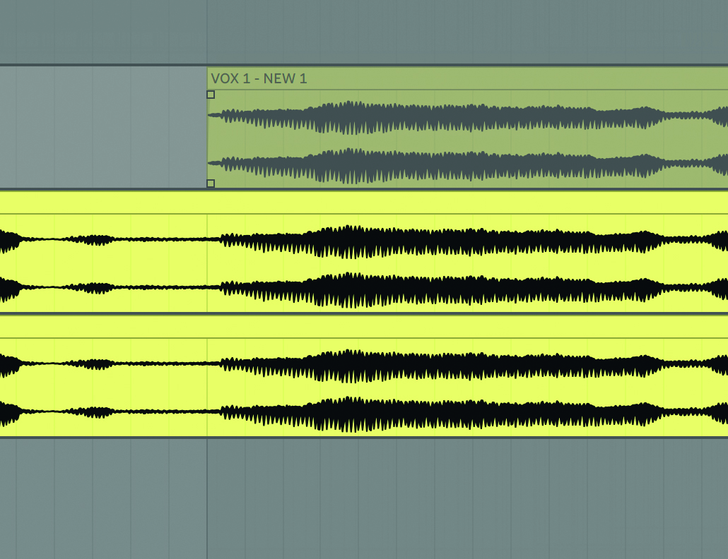 Recording vocals