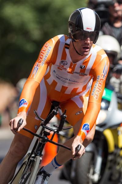 Stage 6 winner Rory Sutherland (UnitedHealthcare) donned the most aggressive rider skinsuit for the stage seven time trial in Denver.