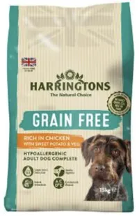 Harringtons Hypoallergenic Grain Free Chicken Dog Food 15kg
