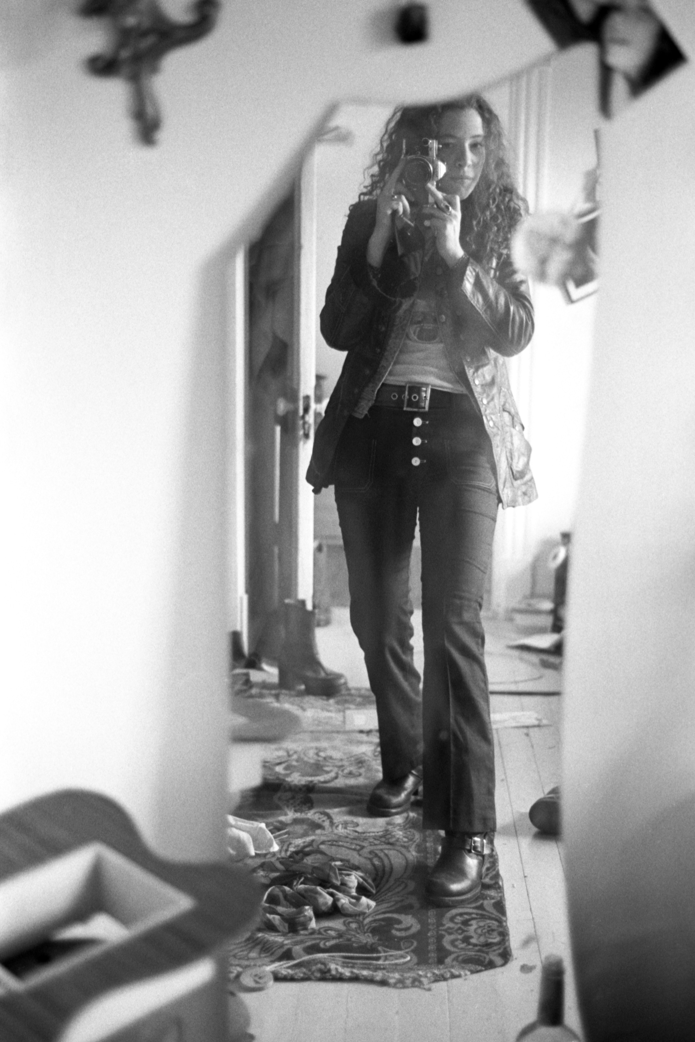 Self-Portrait in Cracked Mirror, &amp;ldquo;Grunge Estates,&amp;rdquo; Rue Saint-Dominique, Montreal, 1993