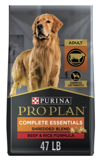 Purina Pro Plan Complete Essentials Beef and Rice 35lb bag$69.48 from Chewy