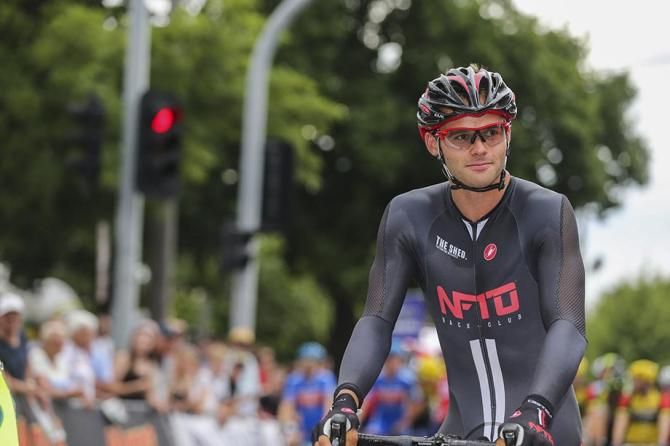 Steele Von-Hoff at the start line