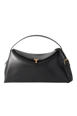 T-Lock Leather Shoulder Bag