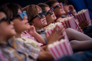 Children at cinema
