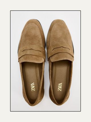 Sepatu Loafer Suede