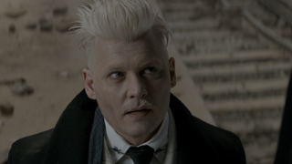 Johnny Depp as Grindelwald in Fantastic Beasts and Where to Find Them