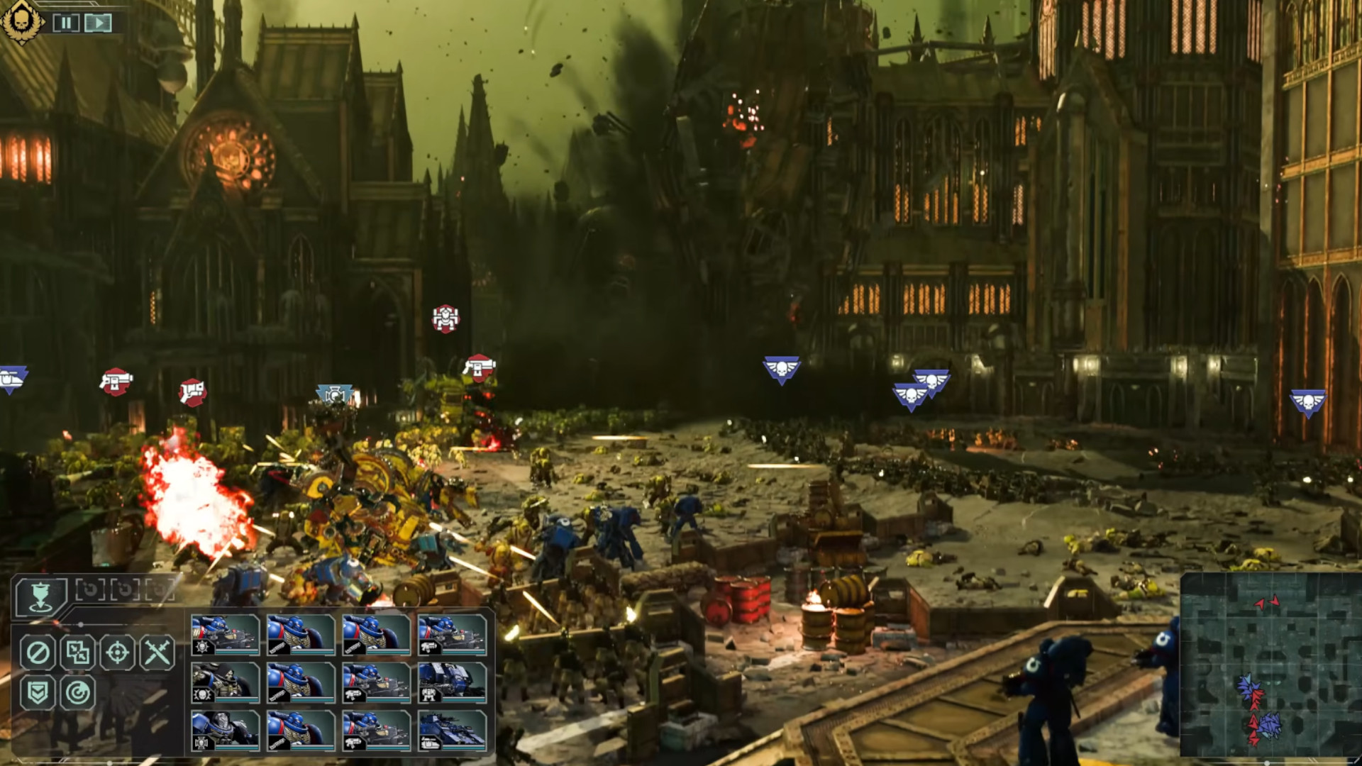 A screenshot of Total War: Warhammer 40K gameplay