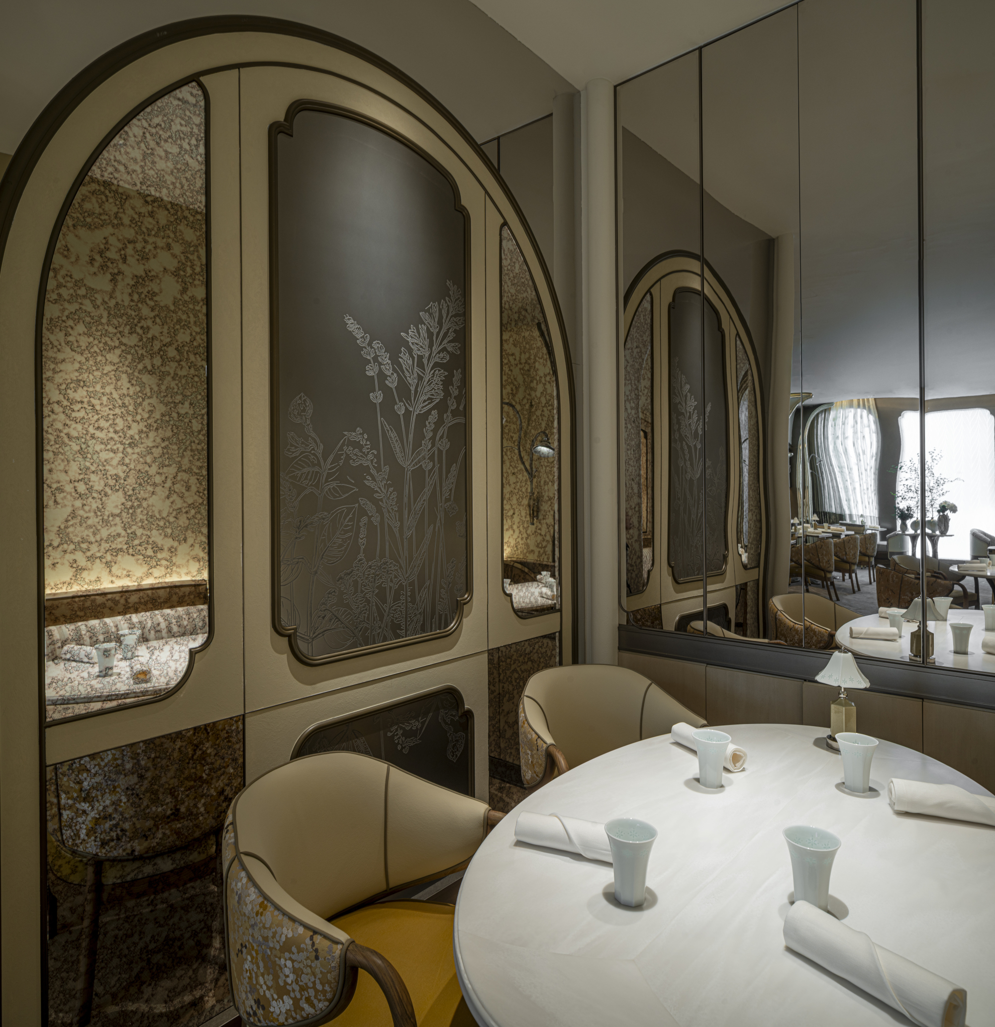 Interior of Vicky Lau&amp;rsquo;s Tate Hong Kong restaurant