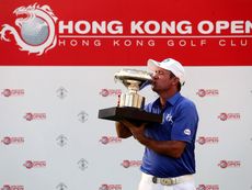 Scott Hend defends the Hong Kong Open