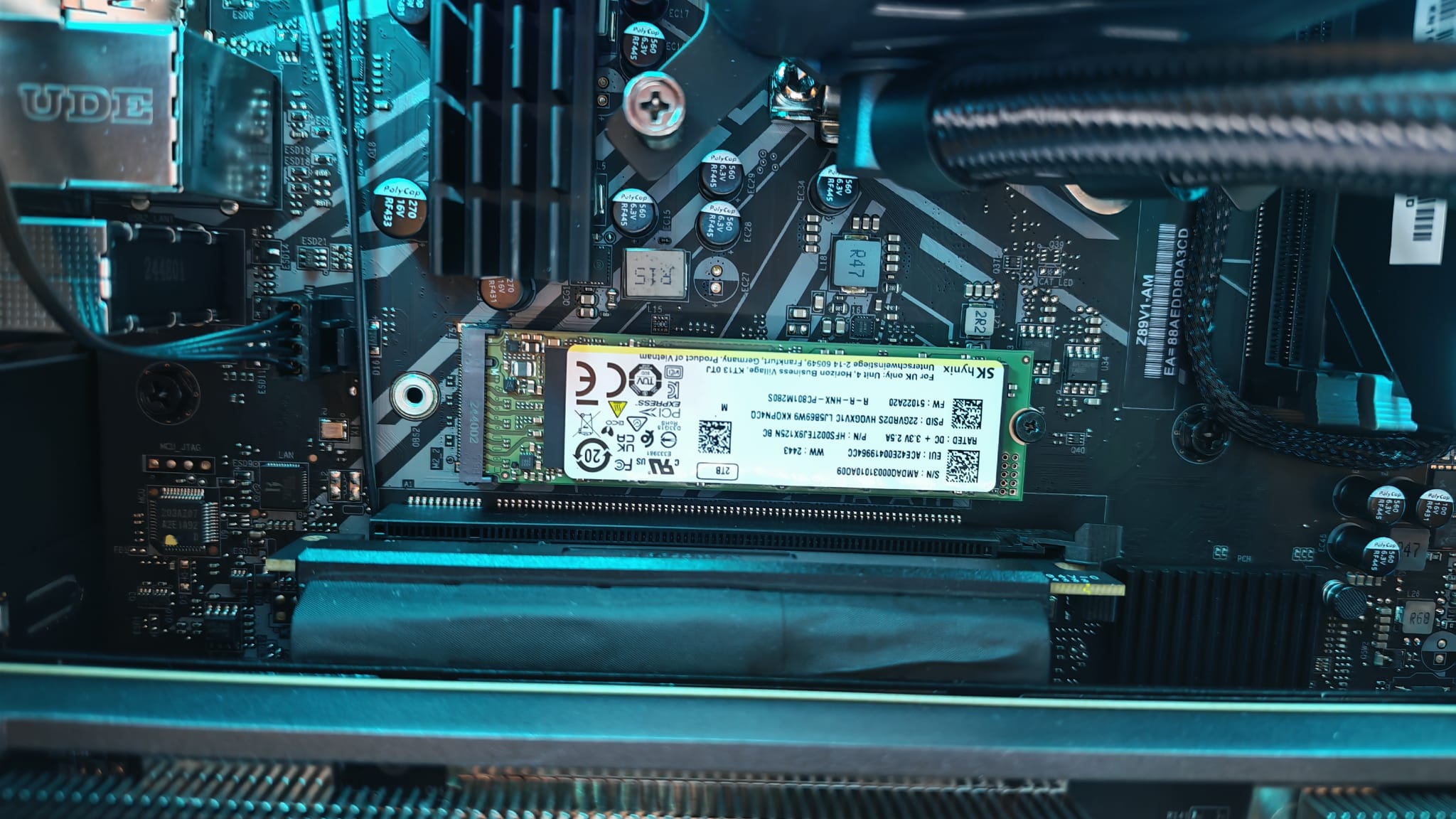 The SSD in the Acer Predator Orion 7000 (2025)