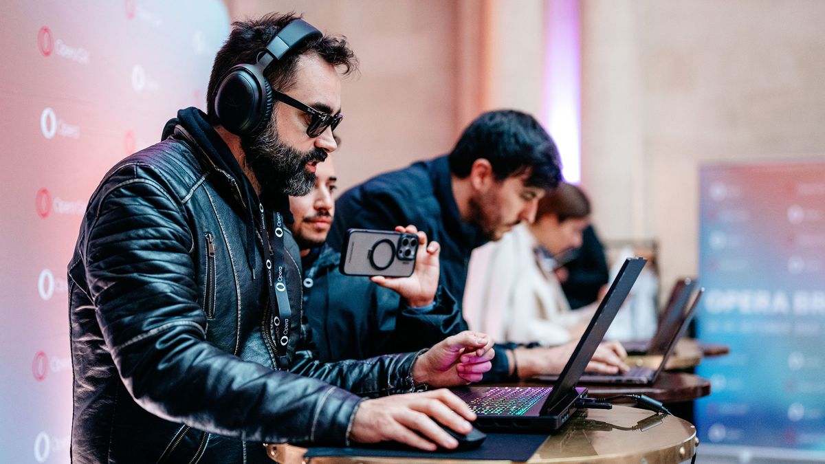 A photo taken during the Opera Browser Days held in Bristol in September 27, 2024.