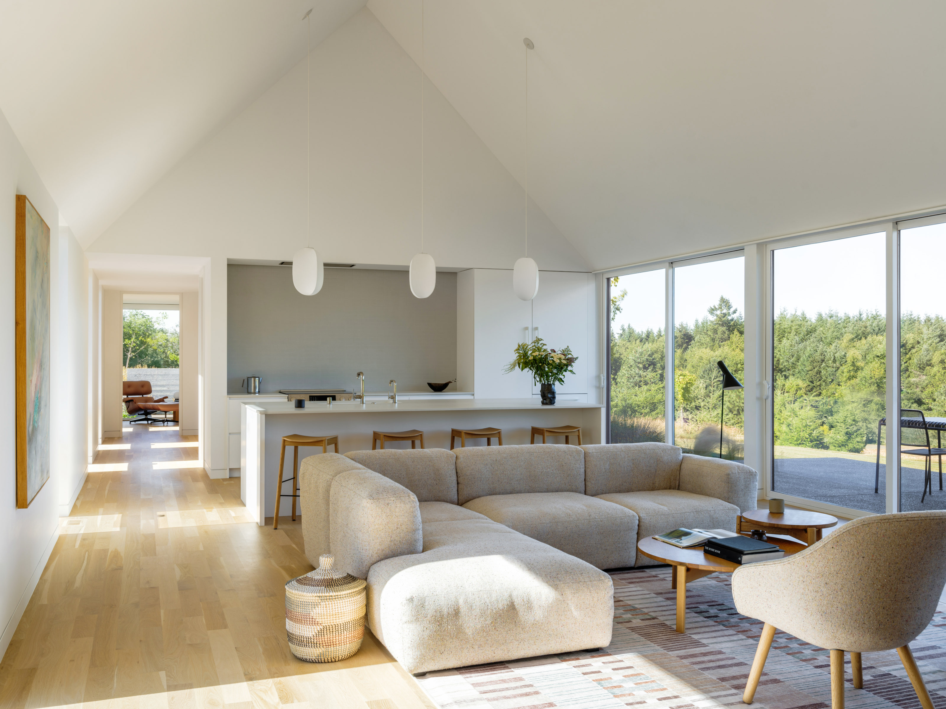 The main living space in Heritage House