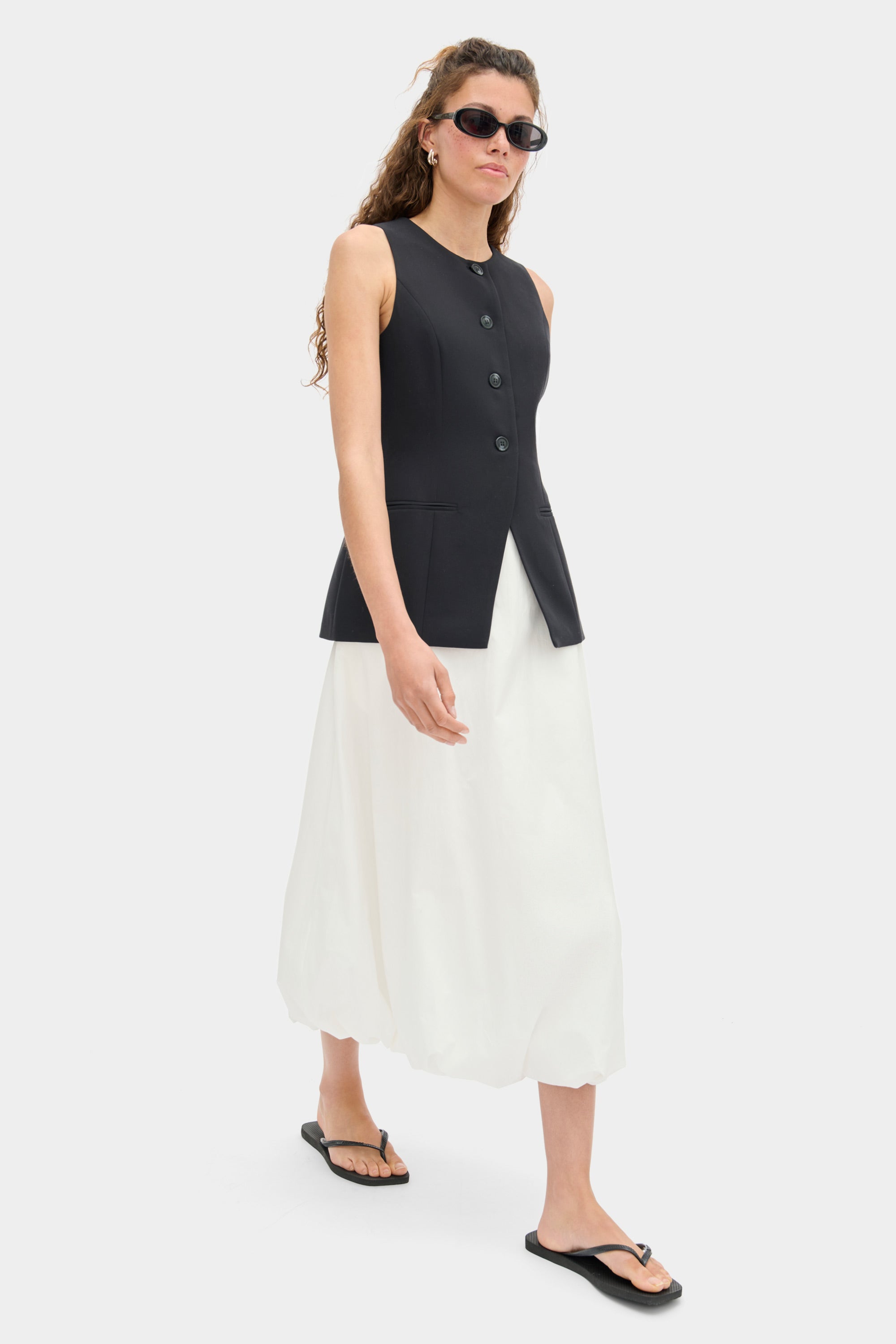 Nola Bubble Hem Skirt