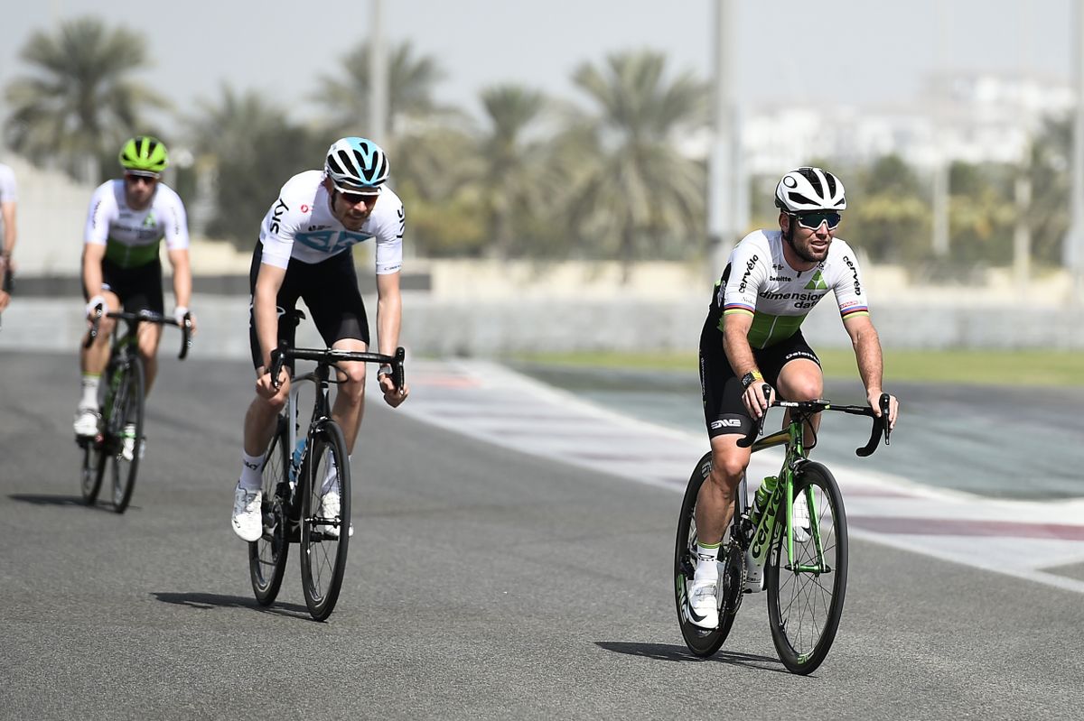 Luke Rowe (Team Sky) is back in action at the Abu Dhabi Tour