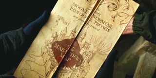 Marauders Map in the Harry Potter movie