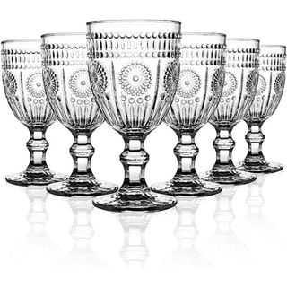 Wongblee Vintage Glass Goblets