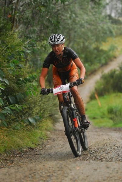 Jo Wall made a good start but the conditions seemed to be not to her liking