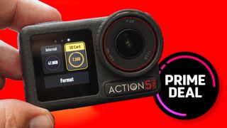 DJI Osmo Action 5 Pro in hand by Prime Deal logo