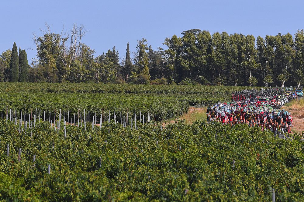 Scenery along the route of stage 2 at the Vuelta
