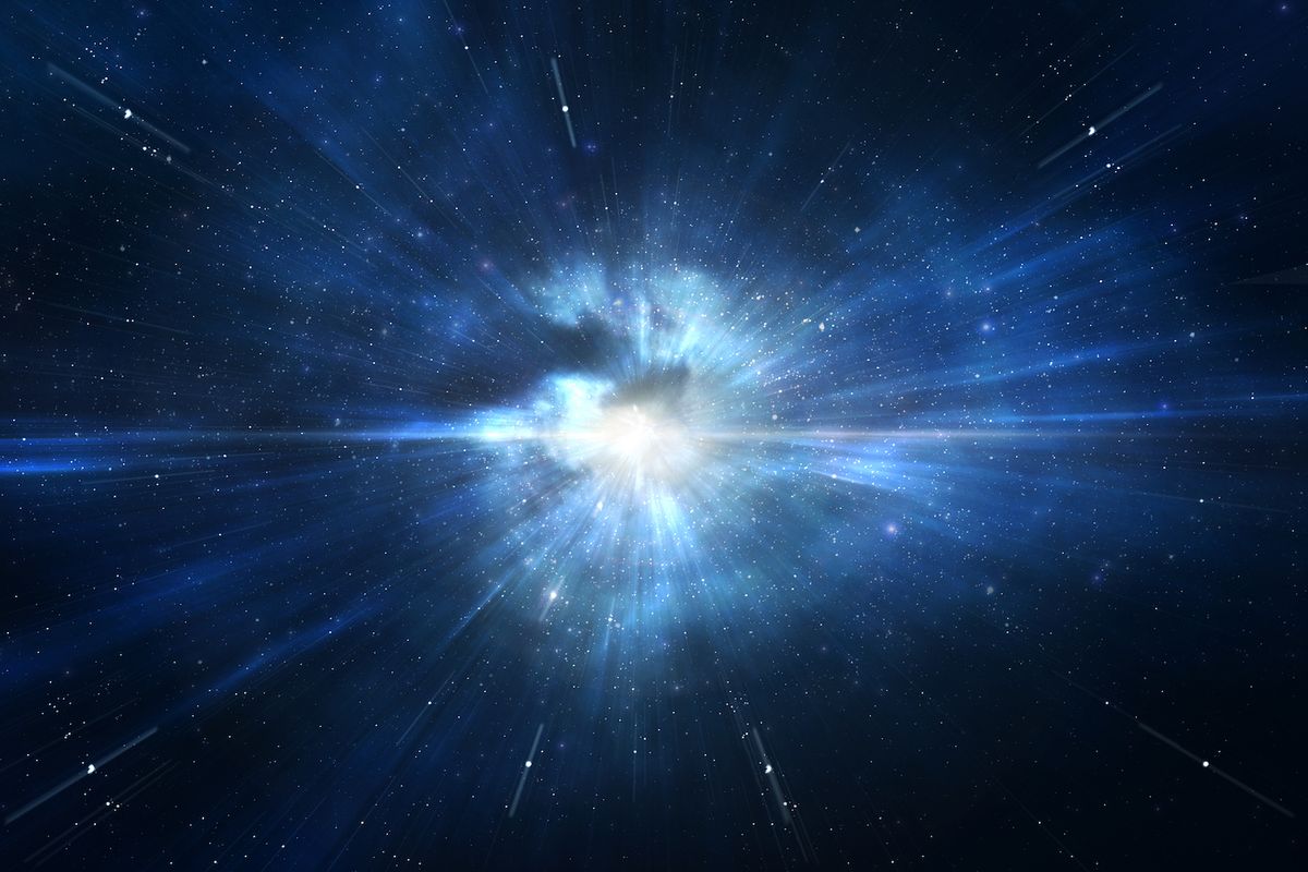 A big bang in space.